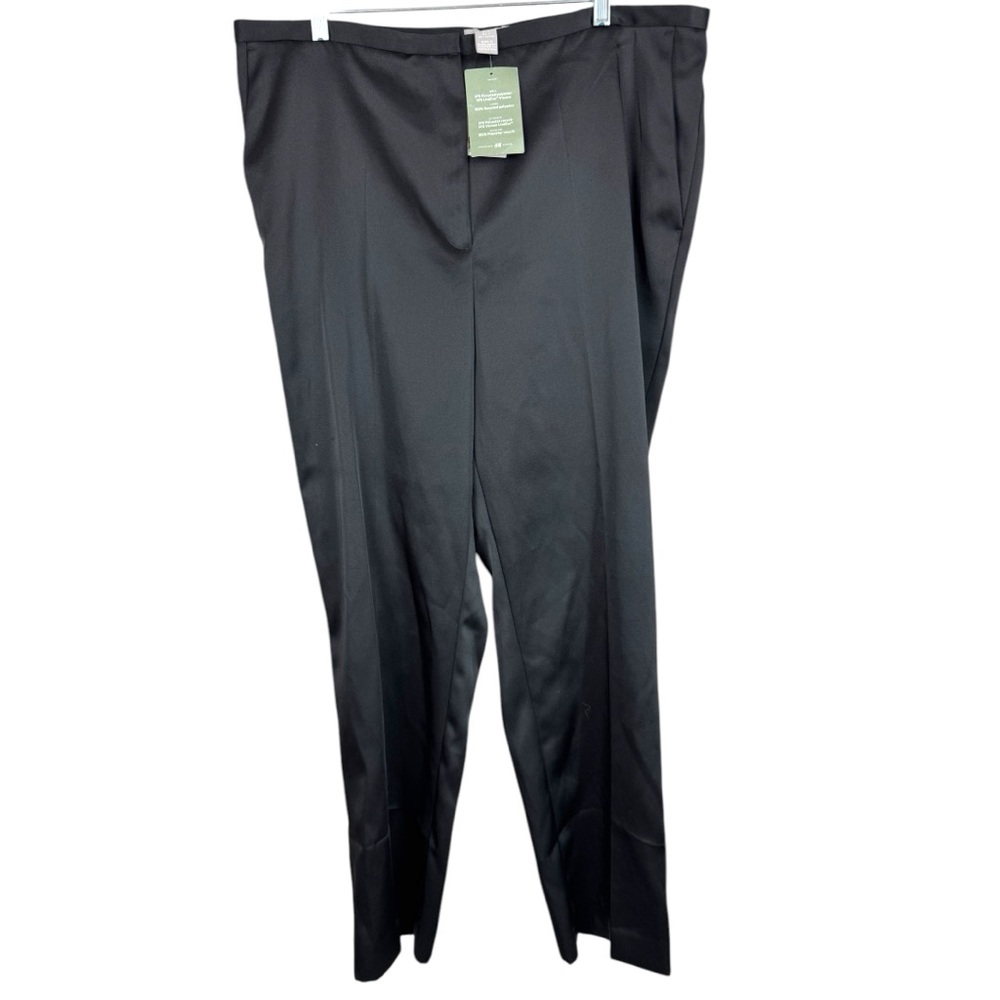 🥑5/$25 H&M conscious black satin pants NWT sz 16